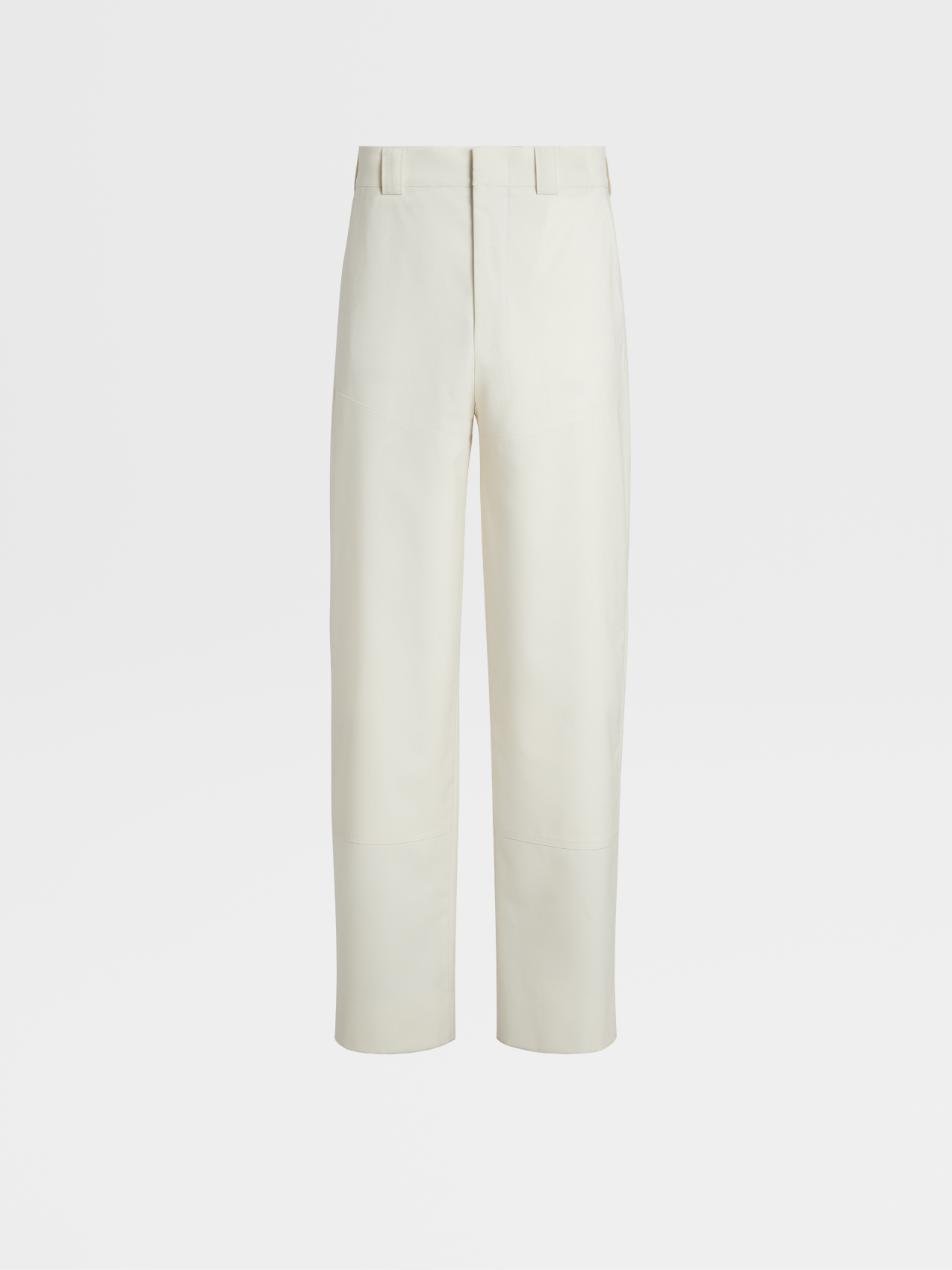 Off White Pure Wool Workwear Pants